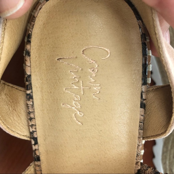 Crown Vintage Wedge Sandals Size 9.5 - Picture 9 of 14